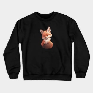 Whimsical Fox Crewneck Sweatshirt